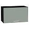Шкаф верхний горизонтальный Квадро Аквамарин/Graphite 358*600*321
