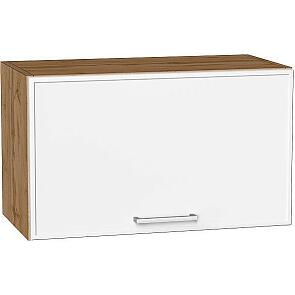 Шкаф верхний горизонтальный Квадро Белый/Дуб Вотан 358*600*321