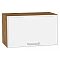 Шкаф верхний горизонтальный Квадро Белый/Дуб Вотан 358*600*321