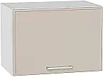 Шкаф верхний горизонтальный Квадро Кашемир/Белый 358*500*321