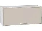 Шкаф верхний горизонтальный Квадро Кашемир/Белый 358*800*321