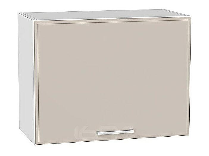 Шкаф верхний горизонтальный Квадро Кашемир/Белый 460*600*321