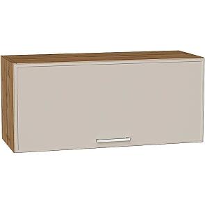 Шкаф верхний горизонтальный Квадро Кашемир/Дуб Вотан 358*800*321