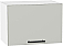 Шкаф верхний горизонтальный Лайт Special Grey/Белый 358*500*318