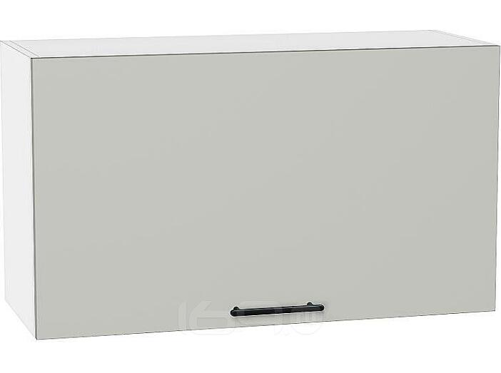 Шкаф верхний горизонтальный Лайт Special Grey/Белый 458*800*318