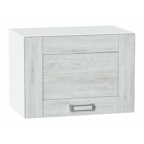 Шкаф верхний горизонтальный Лофт Nordic Oak/Белый 358*500*320