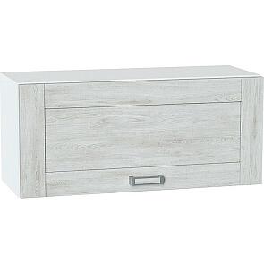 Шкаф верхний горизонтальный Лофт Nordic Oak/Белый 358*800*320