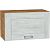 Шкаф верхний горизонтальный Лофт Nordic Oak/Дуб Вотан 358*600*320
