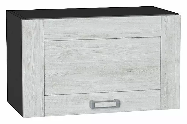 Шкаф верхний горизонтальный Лофт Nordic Oak/Graphite 358*600*320
