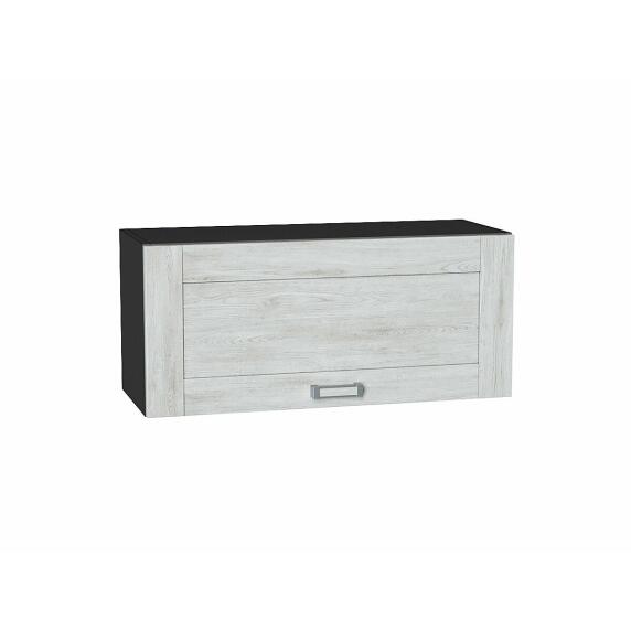 Шкаф верхний горизонтальный Лофт Nordic Oak/Graphite 358*800*320