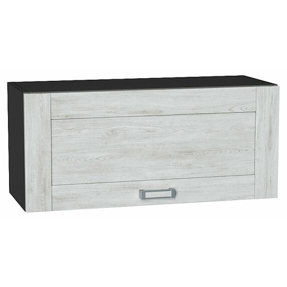 Шкаф верхний горизонтальный Лофт Nordic Oak/Graphite 358*800*320