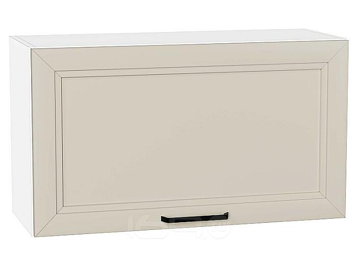 Шкаф верхний горизонтальный Нео Cream Silk/Белый 458*800*320