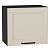 Шкаф верхний горизонтальный Нео Cream Silk/Graphite 458*500*320