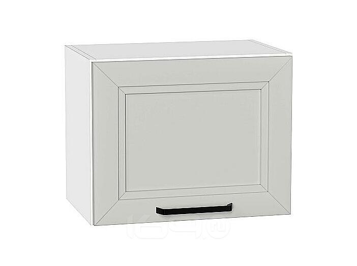 Шкаф верхний горизонтальный Нео Grey Silk/Белый 358*450*320