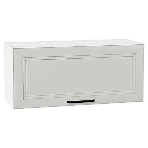Шкаф верхний горизонтальный Нео Grey Silk/Белый 358*800*320