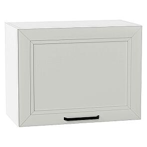 Шкаф верхний горизонтальный Нео Grey Silk/Белый 458*600*320