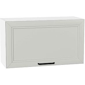 Шкаф верхний горизонтальный Нео Grey Silk/Белый 458*800*320