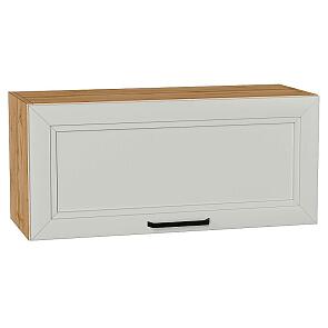 Шкаф верхний горизонтальный Нео Grey Silk/Дуб Вотан 358*800*320