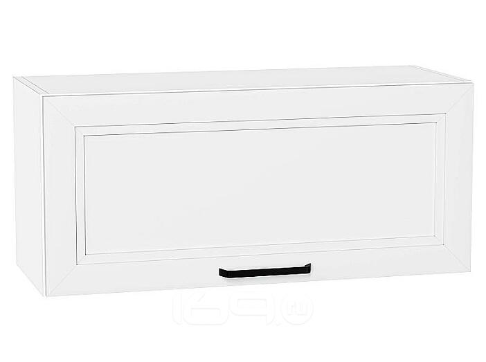 Шкаф верхний горизонтальный Нео White Silk/Белый 358*800*320