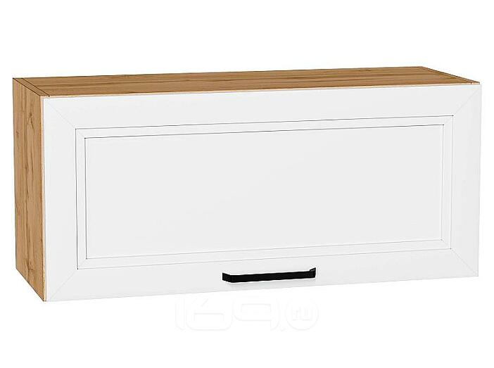 Шкаф верхний горизонтальный Нео White Silk/Дуб Вотан 358*800*320