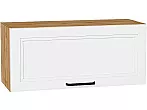 Шкаф верхний горизонтальный Нео White Silk/Дуб Вотан 358*800*320
