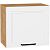 Шкаф верхний горизонтальный Нео White Silk/Дуб Вотан 458*500*320