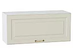 Шкаф верхний горизонтальный Ницца Агат/Белый 358*800*318