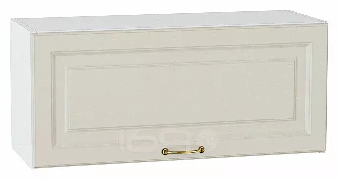 Шкаф верхний горизонтальный Ницца Агат/Белый 358*800*318