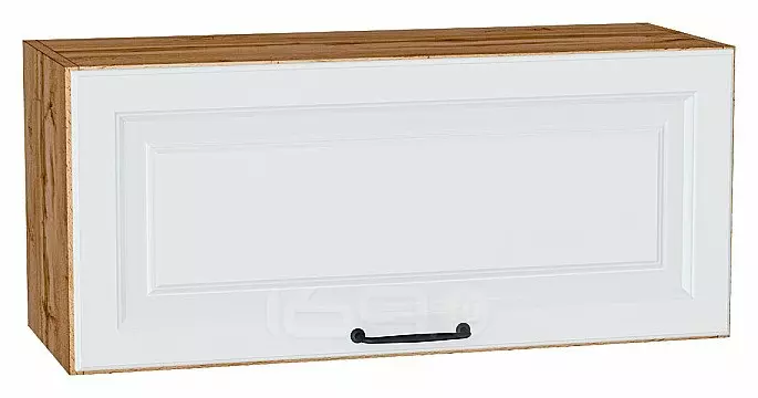 Шкаф верхний горизонтальный Ницца Blanco/Дуб Вотан 358*800*318