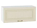 Шкаф верхний горизонтальный Ницца Дуб крем/Белый 358*800*318