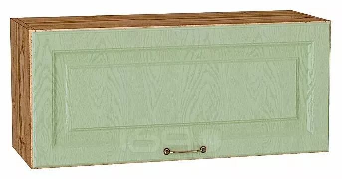 Шкаф верхний горизонтальный Ницца Дуб оливковый/Дуб Вотан 358*800*318