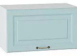 Шкаф верхний горизонтальный Ницца Голубой/Белый 358*600*318