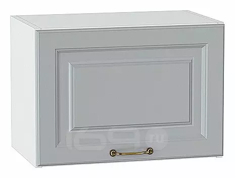 Шкаф верхний горизонтальный Ницца Графит/Белый 358*500*318