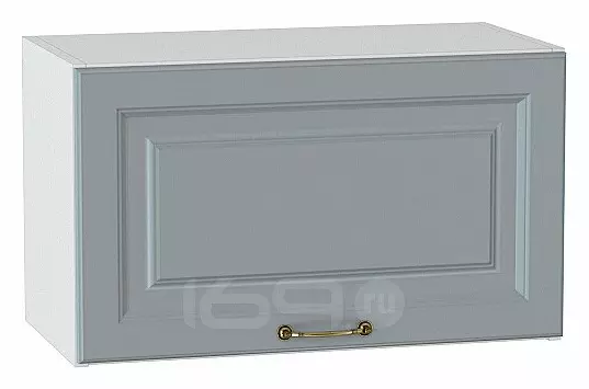 Шкаф верхний горизонтальный Ницца Графит Белый 358*600*318