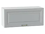 Шкаф верхний горизонтальный Ницца Графит/Белый 358*800*318
