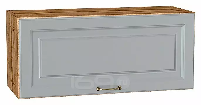 Шкаф верхний горизонтальный Ницца Графит/Дуб Вотан 358*800*318