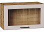 Шкаф верхний горизонтальный остекленный Барселона Кашемир Дуб Вотан 358*600*324
