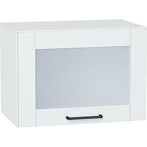 Шкаф верхний горизонтальный остекленный Флэт Плюс White In 2S/Белый 358*500*318