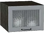 Шкаф верхний горизонтальный остекленный глубокий Ницца Magnum/Graphite 358*500*574