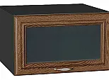 Шкаф верхний горизонтальный остекленный глубокий Шале Brown Dreamline Graphite 358*600*576