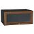Шкаф верхний горизонтальный остекленный глубокий Шале Brown Dreamline Graphite 358*800*576