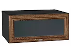 Шкаф верхний горизонтальный остекленный глубокий Шале Brown Dreamline Graphite 358*800*576