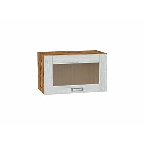 Шкаф верхний горизонтальный остекленный Лофт Nordic Oak/Дуб Вотан 358*600*320