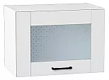 Шкаф верхний горизонтальный остекленный Лофт Super White Белый 358*500*320
