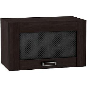 Шкаф верхний горизонтальный остекленный Лофт ВГ 600 Wenge Veralinga-Венге