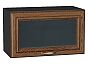 Шкаф верхний горизонтальный остекленный Шале Brown Dreamline Graphite 358*600*320