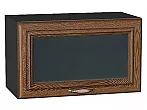 Шкаф верхний горизонтальный остекленный Шале Brown Dreamline Graphite 358*600*320
