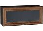 Шкаф верхний горизонтальный остекленный Шале Brown Dreamline Graphite 358*800*320