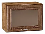 Шкаф верхний горизонтальный остекленный Шале Brown Dreamline Дуб Вотан 358*500*320