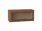 Шкаф верхний горизонтальный остекленный Шале Brown Dreamline Дуб Вотан 358*800*320
